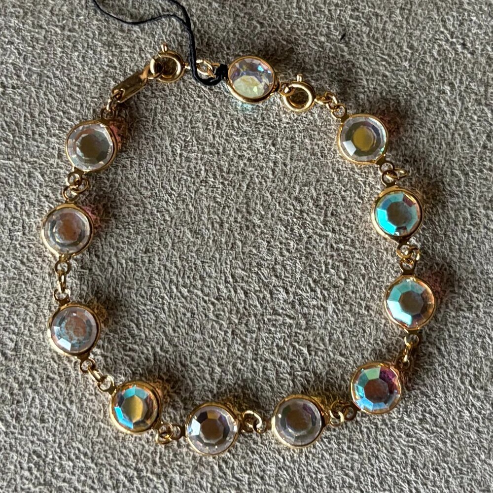 Swarovski Aurora Borealis Bezel Bracelet